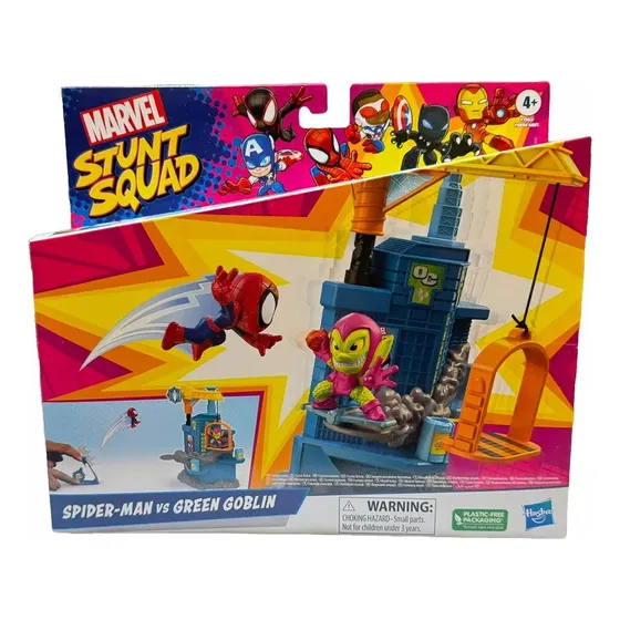 Set Marvel Juego De Stunt Squad