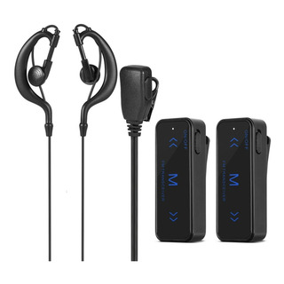 2pcs Mini Walkie Talkie Auriculares 3 Km 2 Vías Transceptor 2pcs Mini Walkie Talkie Auriculares 3 Km 2 Vías Transceptor
