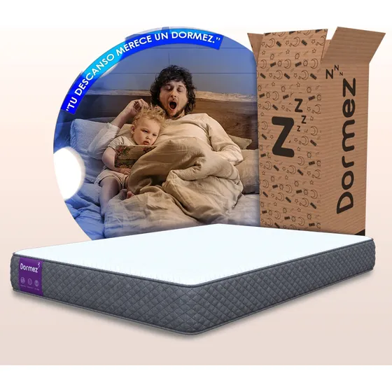 Colchón Dormez Matrimonial En Caja Bio Espuma Foam Posture