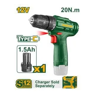 Taladro Inalambrico 12v Max Torque 20nm, 750rpm 30$, Nuevo