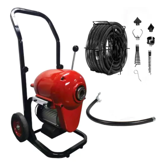 Máquina Destapa Cañerías K1500 Sonda Eléctrica Industrial