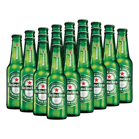 24 Cerveja Heineken Premium Puro Malte Lager 250ml- Cx Shot