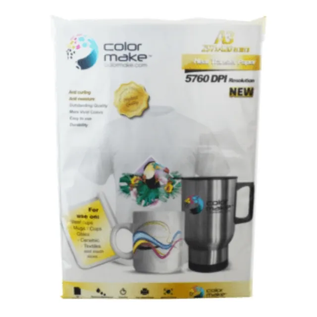 Papel Sublimacion Sublimar Premium 100h 110gr A3 Color Make