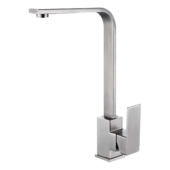 Llave De Fregadero Lavaplatos Acero Mate De Lujo Monomando