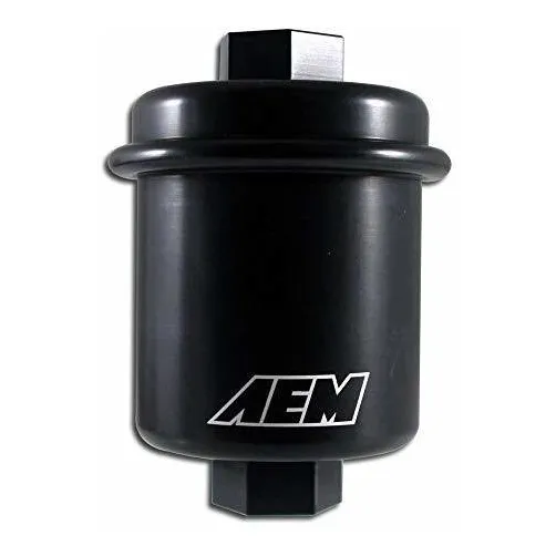 Aem 25-200bk Filtro De Combustible Negro De Alto Volumen