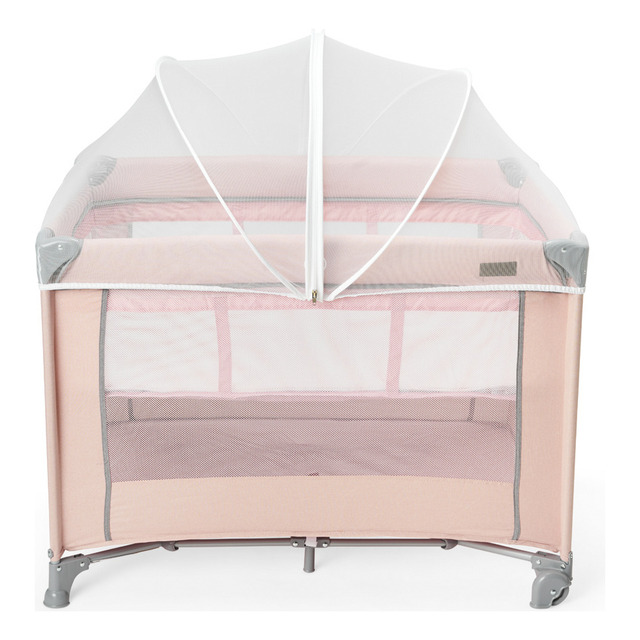 Berço Portátil Infantil Cercado 15kg Lazy Maxibaby Cor Rosa Berço Portátil Infantil Cercado 15kg Lazy Maxibaby Cor Rosa