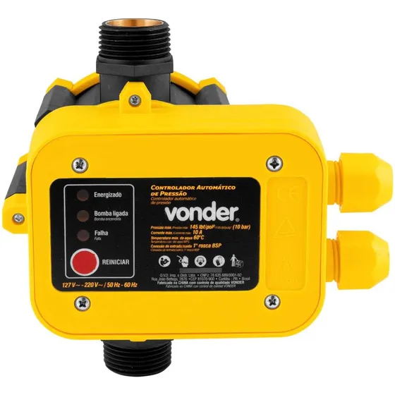 Controlador Automático Pressão Fluxo De Água Bivolt Vonder
