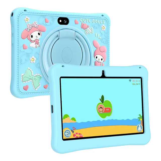 Tablet F06 Niños 7 Pulgadas 128gb 6gb Ram Android 12 Celeste