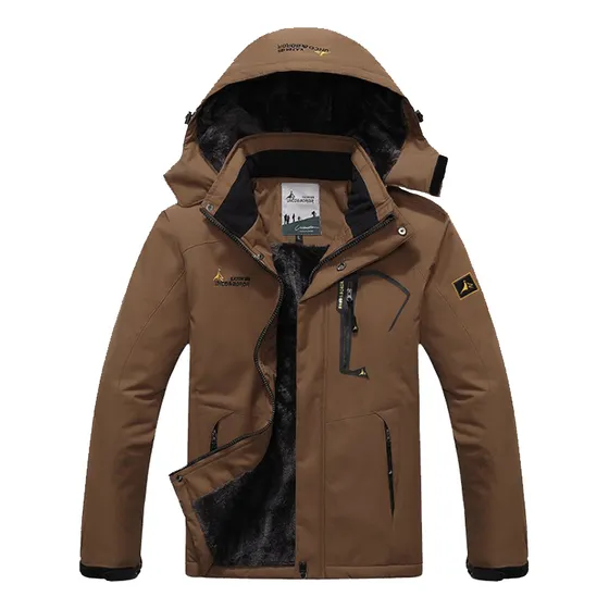 Casacos De Snowboard Masculinos Com Capuz Warm Windbreaker