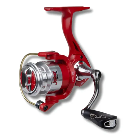 Molinete Joker Mini 4 Rolament Red Alumínio Anti Reverso Pnc
