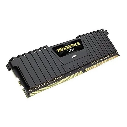 Memória RAM Vengeance LPX preto 64GB 2 Corsair CMK64GX4M2A2666C16