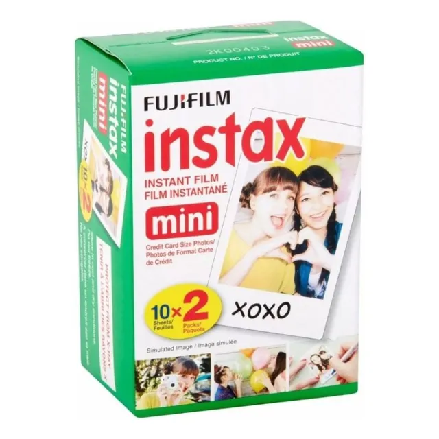 Papel Fujifilm Instax Mini Instant Film X 20 Unidades