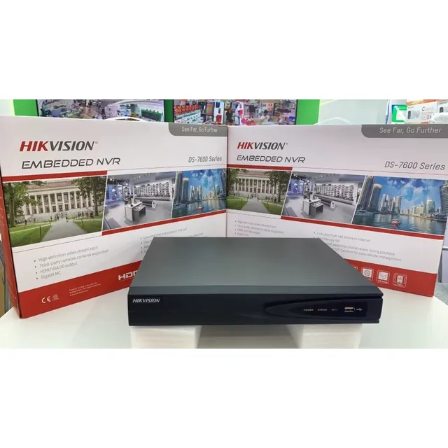 Nvr Hikvision 8 Canales Poe Serie 7600