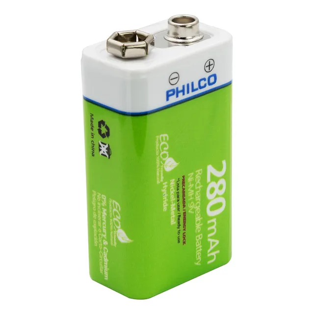 Batería Recargable 9v 280mah Philco
