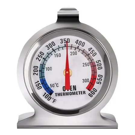Termometro Para Horno Indicador Temperatura Cocina Acero Inoxidable Hasta 300 Grados Resistente Levys Bazar
