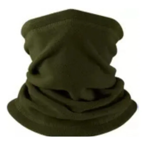 Cuello Polar Térmico Con Cordón Bandana Polar Pack 3 Und Verde Musgo Polar Unica