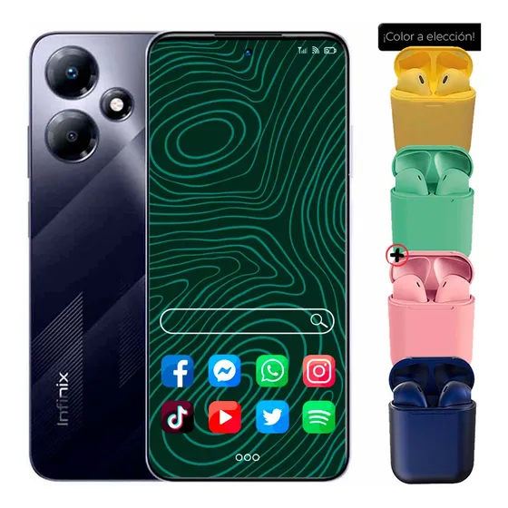  Infinix Hot 30 Play 16 Gb Ram (8+8) 128gb + Auri Ina