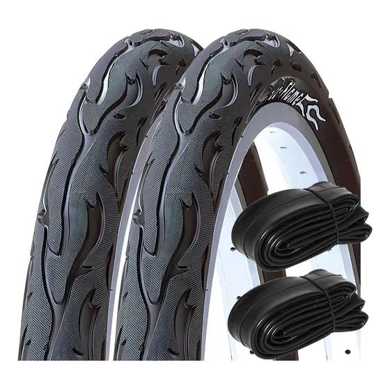 Par Pneu Aro 26 X 2.125 Kenda Flame Par Câmaras 26