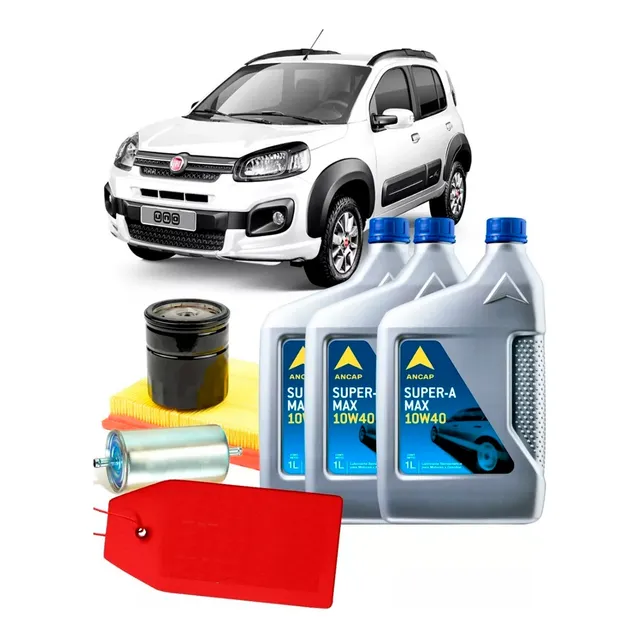 Service Cambio De Aceite Camioneta Fiat Uno Way Filtros 
