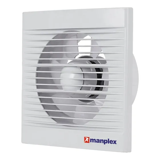 Exaustor Residencial Banheiros Manplex 100mm - 13w 220v Cor Branco