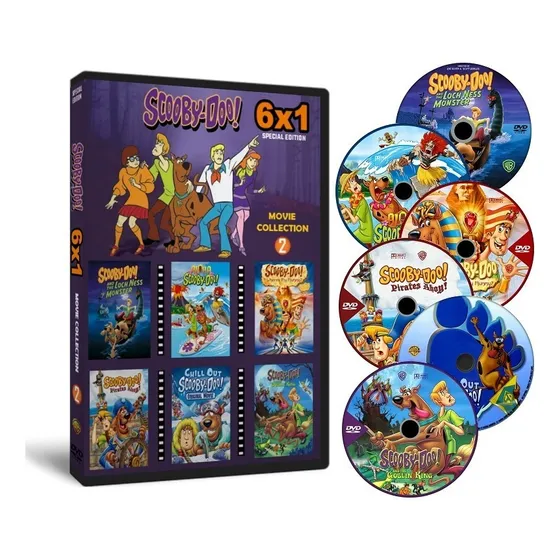 Dvd Coleção De Filmes Scooby-doo : Volume 02 ( 6 Filmes )