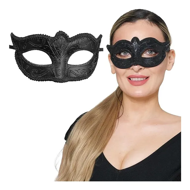 Antifaz Veneciano Para Fiesta, Mardi Gras,50 Sombras De Grey