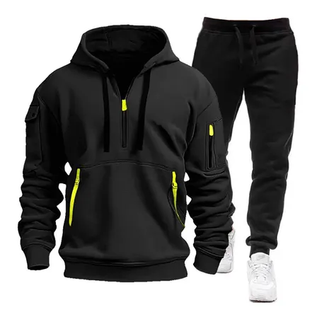 Conjunto Deportivo De Sudaderas Y Pantalón Para Hombre Moda