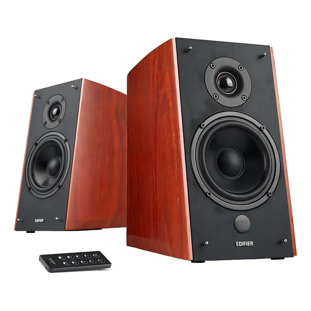 Parlante Edifier R2000DB con bluetooth wood finish