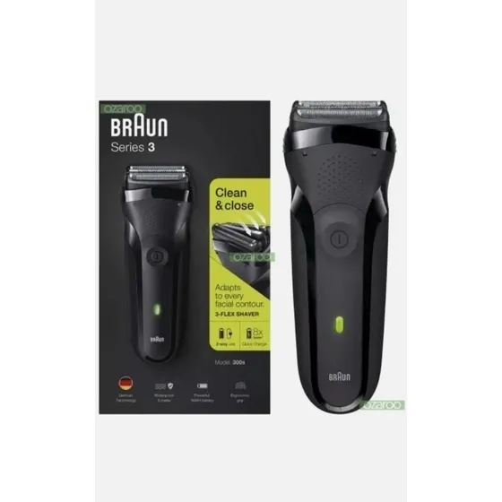 ¡Barbeador Braun Series 3 300s, húmedo o seco, original!