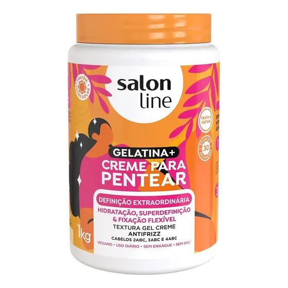 Creme De Pentear Definição Extraordinária 1kg Salon Line
