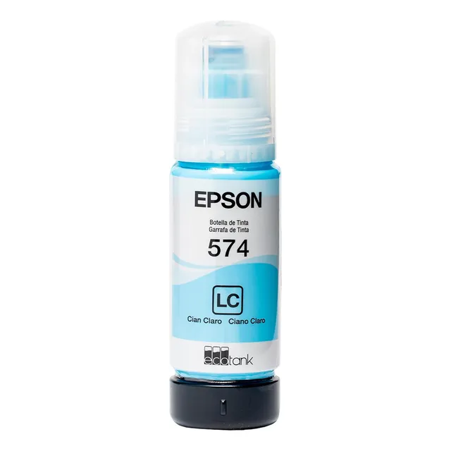 Tinta Para Impresora Epson T574 Color Light Cyan De 70 Ml