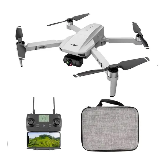 Drone Kfplan Kf102 Câmera Uhd 4k + Controle E Bateria 25 Min