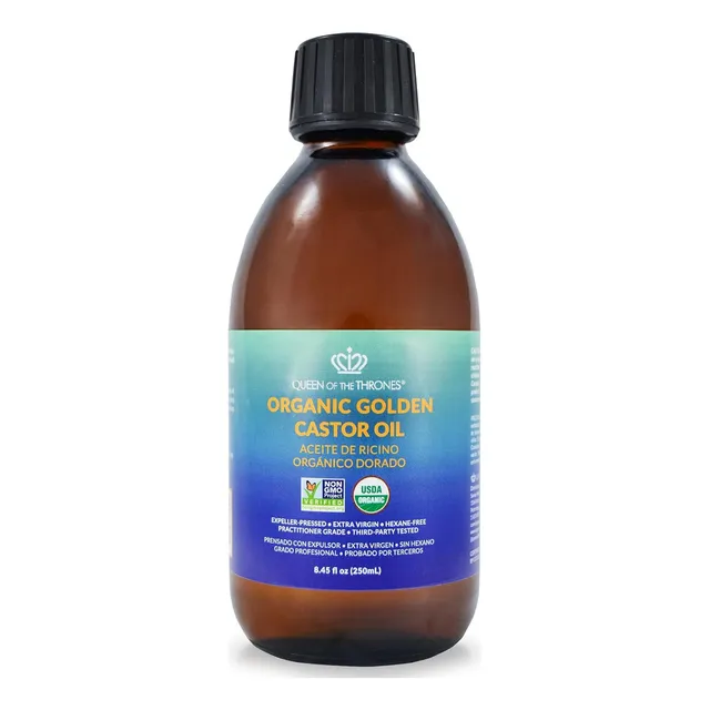 Aceite De Ricino Queen Of The Thrones Organic Golden 250 Ml