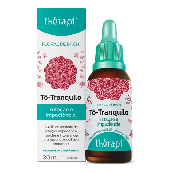 Floral Stress Irritação Impaciência Tô Tranquilo Therapi 30m