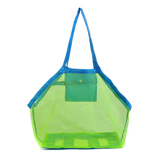Bolsa De Malla De Playa: Almacenamiento De Juguetes De Gran Bolsa De Malla De Playa: Almacenamiento De Juguetes De Gran