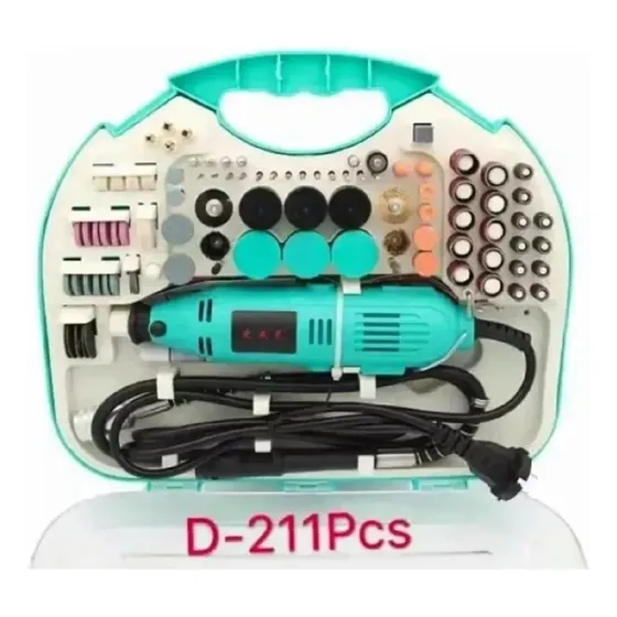 Taladro Forma Dremel Kit 211pcs 130w 8000-30000rpm