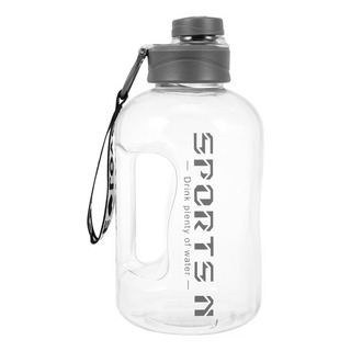 Botella De Agua Gigante Gadnic Deportiva Gran Capacidad Color Gris Botella De Agua Gigante Gadnic Deportiva Gran Capacidad Color Gris