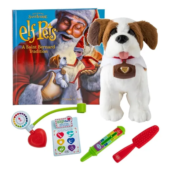 The Elf On The Shelf Elf Pets Perro De Peluche San Bernardo,