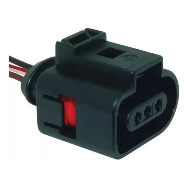 Conector Chicote 3 Vias Sensor Fase Gol G3 G4 Fox Polo