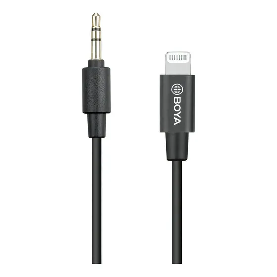 Boya Byk1 Cable Adaptador Lightning A 3.5mm Para iPhone iPad