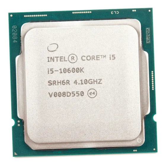 Procesador gamer Intel Core i5-10600K BX8070110600K de 6 núcleos y 4.8GHz de frecuencia con gráfica integrada