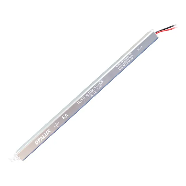 Fuente De Poder 12vdc 6amp Switching - Opalux Ultra Slim