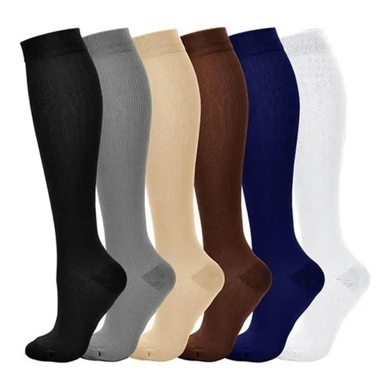 Medias Calcetines De Compresión Unisex Varices 15-20 Mm Hg