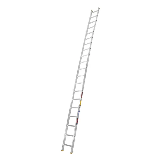 Escalera Recta De Aluminio Tubular 20 Esc 6.10 Mts Sku 77-78