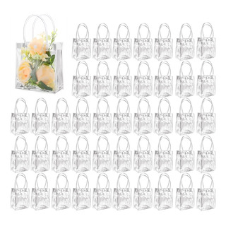 45 Bolsa Regalo Con Asa Transparentes Boda Bautizo Recuerdos 45 Bolsa Regalo Con Asa Transparentes Boda Bautizo Recuerdos