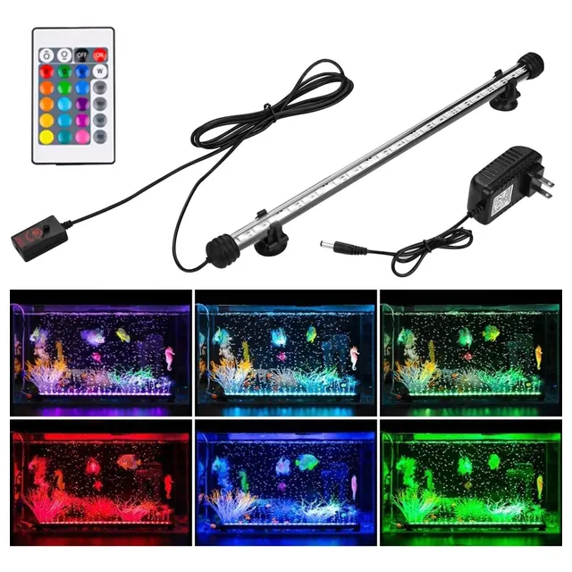 Lámpara Para Peceras Acuarios Luces Led Sumergible 29cm