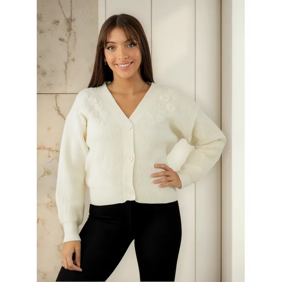 Cardigan Floreado Byh