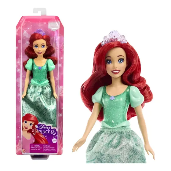 Boneca Disney Princesas Saia Cintilante Ariel - Mattel