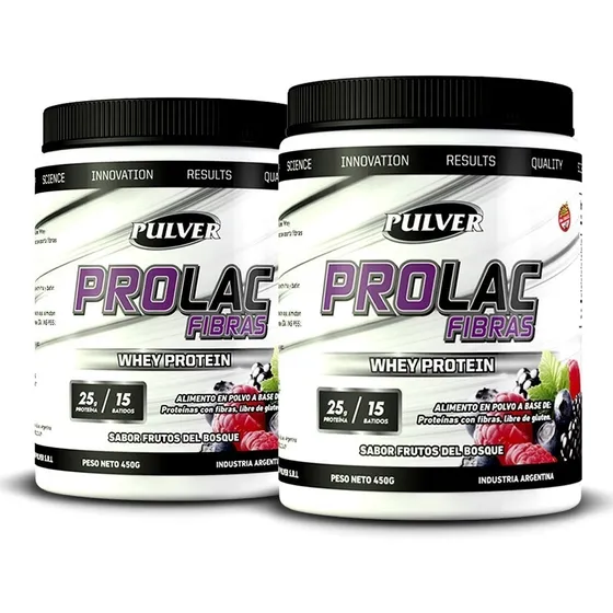2 Proteina Prolac Fibras 450 Gr Pulver 23 Gr De Whey Protein