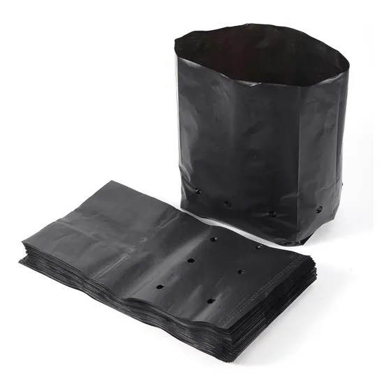 200 Bolsas Para Vivero De Plástico Pe, Bolsas Cultivo 15x20 
